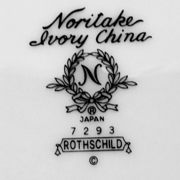 Vintage Noritake Rothschild china place setting - Picture 3 of 4